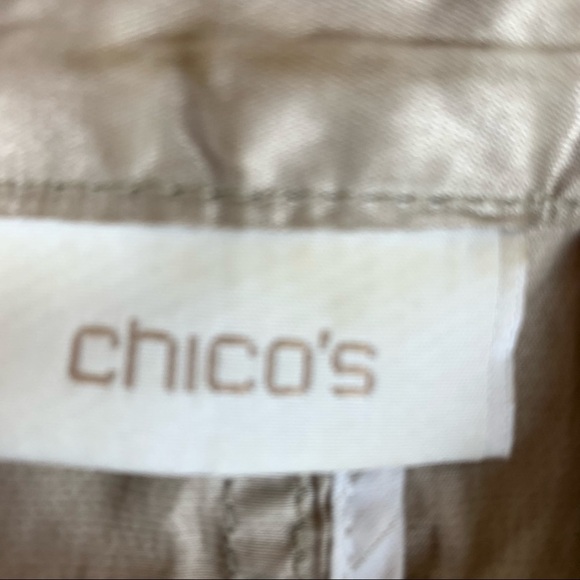 CHICO'S Metallic Jacket size 3 - Picture 7 of 13